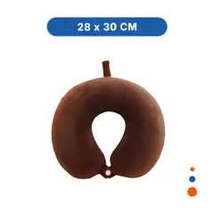 GENERICO - Pack2 Cojin para Cabeza y Cuello en Marron Y+Regalo Stickers