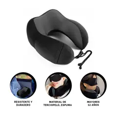 GENERICO - Pack4 Almohadin para Cuarto en Negro Y+Papel de Regalo