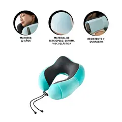 GENERICO - Pack4 Almohadin para Dormir Bien en Celeste