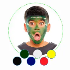 MASK COLORS - MAQUILLAJE COLORES PRIMARIOS Set x 6 unds