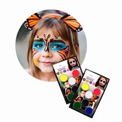 MASK COLORS - MAQUILLAJE Halloween OFERTA pack 2 uds