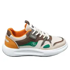 DANWEILE - Zapatillas casuales de malla para hombre Beige