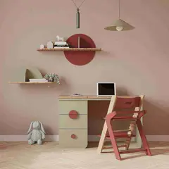 TU MESITA - Escritorio Infantil Yagras con Repisas Color AgaveDuna