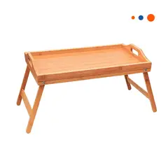 RYBIU IMPORT - Pack2 Charola de Madera en Mostaza Y+Papel de Regalo