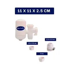 RYBIU IMPORT - Pack12 Purificador de Agua Practica en Color Blanco