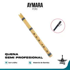GENERICO - Aymara Quena Semi Profesional Incluye funda