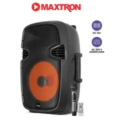 MAXTRON - Parlante MERCURY ULTRA MX1550V LED TWS SD+USB FM 2 MIC
