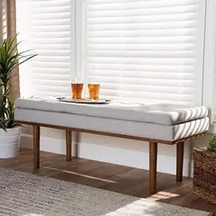 VENTITAS HOME - Banqueta Vintage Francesca Color Gris