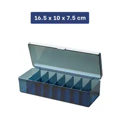 GENERICO - Pack6 Contenedor Funcional y Practico en Color Azul