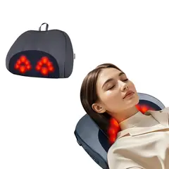 BOMIDI - Almohada Masajeadora Inalámbrica MP1 PRO Azul Gris - 3D Recargable