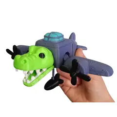 GENERICO - Italian Brainrot Cocodrilo Bombardiro Figura Articulada