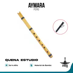 GENERICO - Aymara Quena estudio afinación en Sol 4.40 hz incluye funda