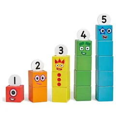 LEARNING - Numberblocks Set 1-5 de madera Number Blocks