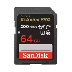 SANDISK - Memoria SD Extreme Pro 200mbs 64GB