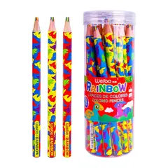 GENERICO - Lápiz arcoíris pack de 3 und