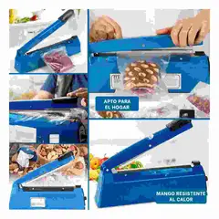 GENERICO - Pack2 Sellador Electrico de 300mm Azul Y+Regalo Stickers