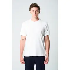 VELEZ - Vélez Camiseta Manga Corta Lerici Hombre Semi Fitted Blanco