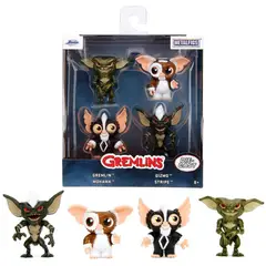 JADA TOYS - Gremlins MetalFigs Die Cast 4 Pack Gizmo, Stripe, Mohawk