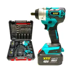 XTD - Llave De Impacto Inalámbrica 48V Set Con Accesorios