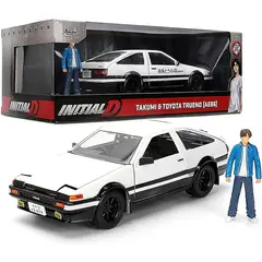 JADA TOYS - Auto Escala de Metal 1-24 Initial D 1986 Toyota Trueno AE86