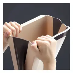 GENERICO - Recipiente Duradero en Beige Y+Ligas de Regalo