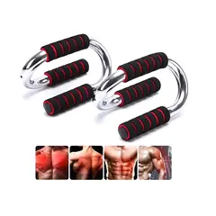 GENERICO - Push Up Stand Barra Para Planchas Flexiones Cromado S