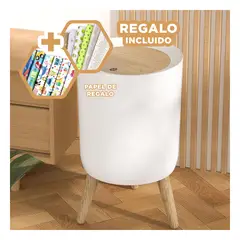 GENERICO - Pack4 Contenedor para Residuos Y+Papel de Regalo
