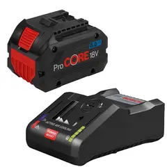 BOSCH - Cargador Ultra Rápido Gal 18V-160 C + Bateria Procore 8 Ah