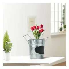 GENERICO - Pack4 Cubo Nota en Ovalado Puntas Plateado Y+Papel de Regalo