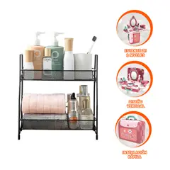 GENERICO - Pack4 Mueble para Almacenar 2 N Negro Y+Papel de Regalo