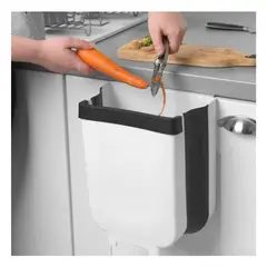 GENERICO - Pack6 Contenedor para Almacenar Desechos de Cocina Blanco