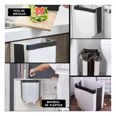 GENERICO - Pack6 Contenedor para Basura Color Blanco Y+Papel de Regalo