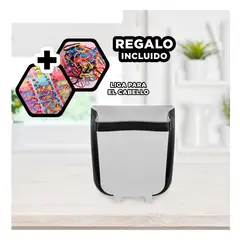 GENERICO - Tacho Plegable para Basura de Cocina en Color Plomo