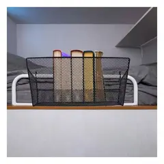 GENERICO - Pack2 Cesta Versatil de Puerta en Negro Y+Papel de Regalo