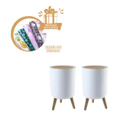 GENERICO - Pack4 Contenedor para Residuos Y+Papel de Regalo