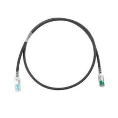 GENERICO - PATCH CORD SIEMON CAT6A LSZH 09M RJ45 COLOR NEGRO PN ZM6A-S03-01B