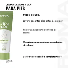 NEVADA NATURAL PRODUCTS - CREMA DE ALOE VERA PARA PIES 120ML NEVADA