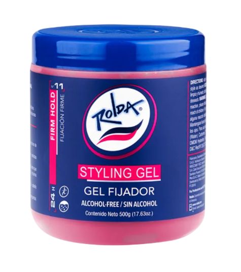 Rolda Gel Fijador Tradicional 500gr Rojo