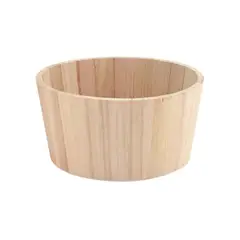 GENERICO - Pack6 Recipiente de Madera 24x11cm Y+Regalo Stickers