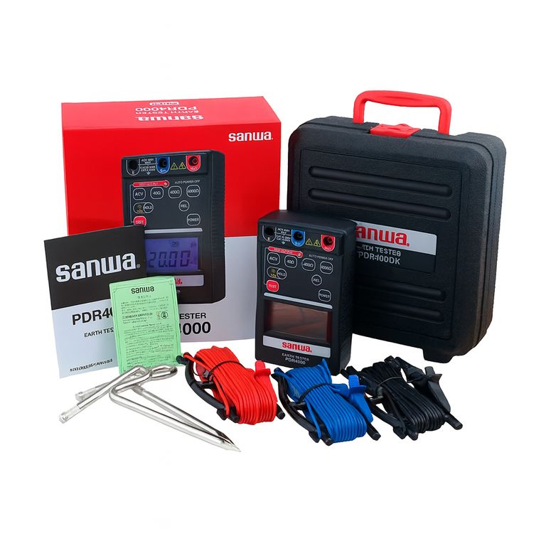 TELUROMETRO DIGITAL 4000 OHM SANWA PDR4000