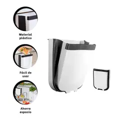 RYBIU IMPORT - Pack6 Contenedor para Almacenar Desechos de Cocina Blanco