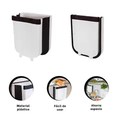 RYBIU IMPORT - Pack6 Contenedor para Basura Color Blanco Y+Papel de Regalo