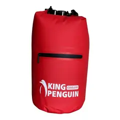 KING PENGUIN - Cooler Mochila Plegable 15 L - Rojo Expedicion