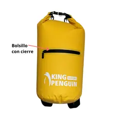 KING PENGUIN - Cooler Mochila Plegable 15 L - Amarillo Solar
