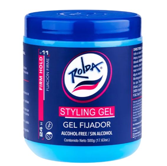 Rolda Gel Fijador Tradicional 500gr Azul