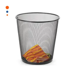 RYBIU IMPORT - Tacho de Residuos de Malla Metalica 25x275cm en Negro