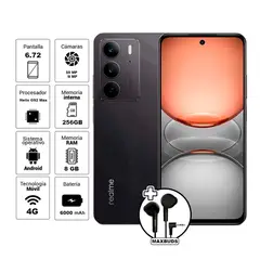 REALME - C75 256GB 8GB RAM NEGRO + AUDIFONOS EB-95