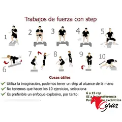 NO LOGO - STEP DE MADERA PARA EJERCICIOS Y ENTRENAMIENTOS
