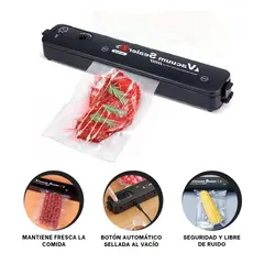 RYBIU IMPORT - Sellador Compacto de Color Negro Y+Papel de Regalo