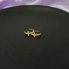 GENERICO - ARETES EAR CUFF CRUZ